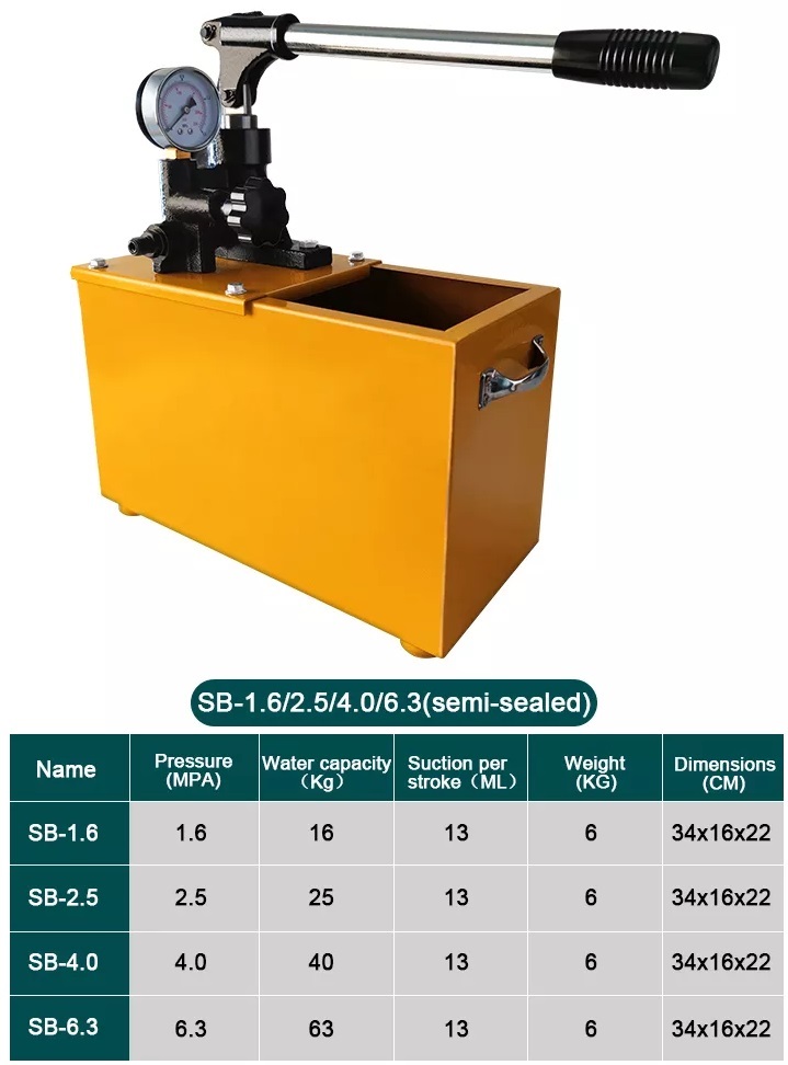 Bom tay test ap luc duong ong nuoc