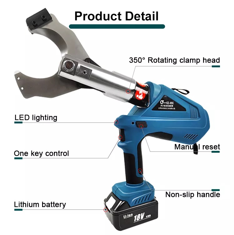 Máy căt cáp chạy Pin