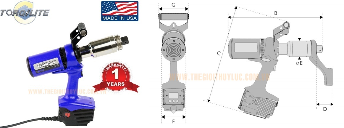 súng siết bu lông bằng điện Torqliite