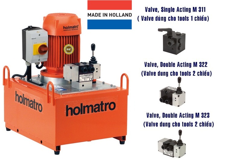 bom thuy luc holmatro 25 lit, 720 bar