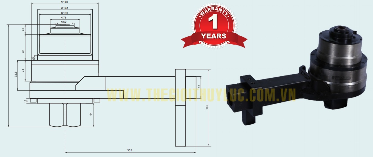 đầu cờ lê nhân lực 20000 N.m
