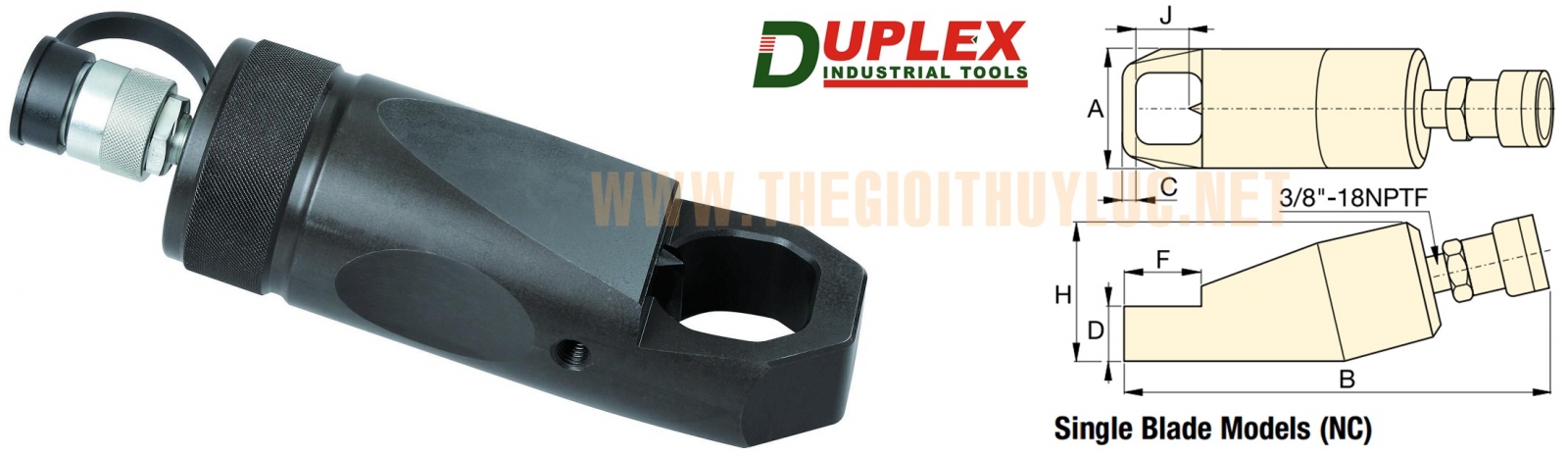 cắt đai ốc thủy lực M6-M12