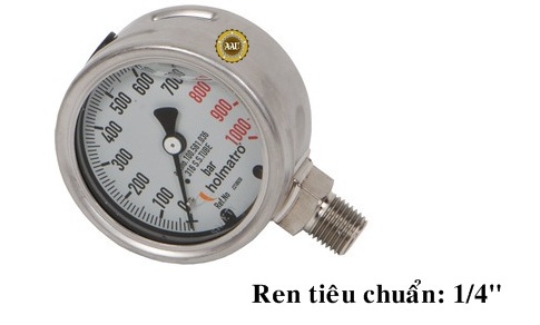 dong ho do ap suat 0-1000 bar