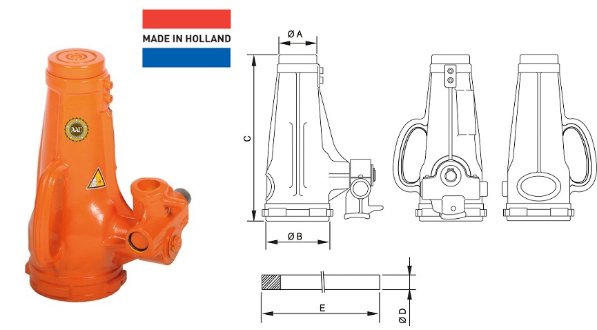 Kich co khi 10 tan 150 mm
