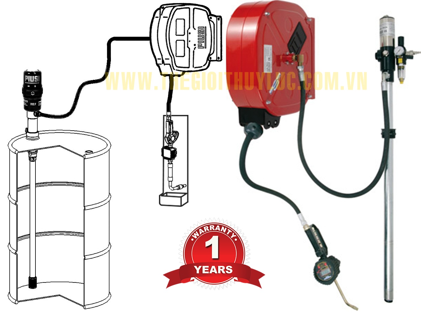 may bom nhot bang khi nen