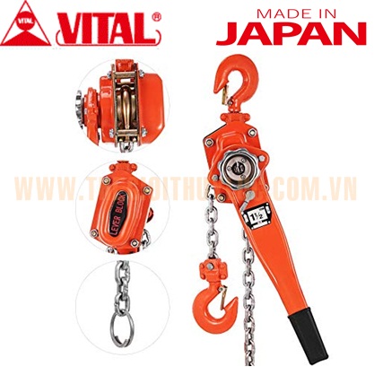 Pa lăng x&iacute;ch lắc tay 6.3 tấn