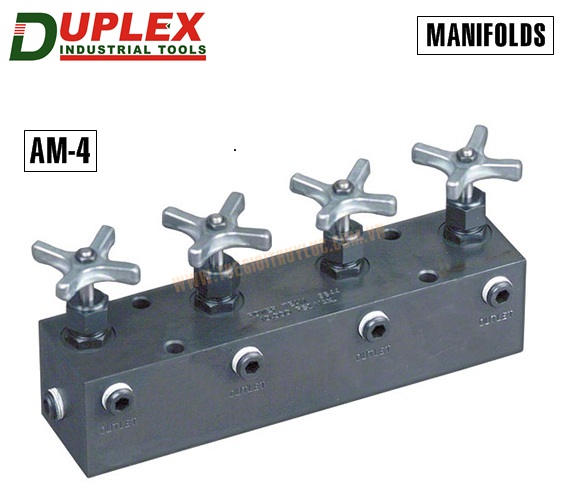 Valve chia 4 cổng c&oacute; kh&oacute;a - Duplex