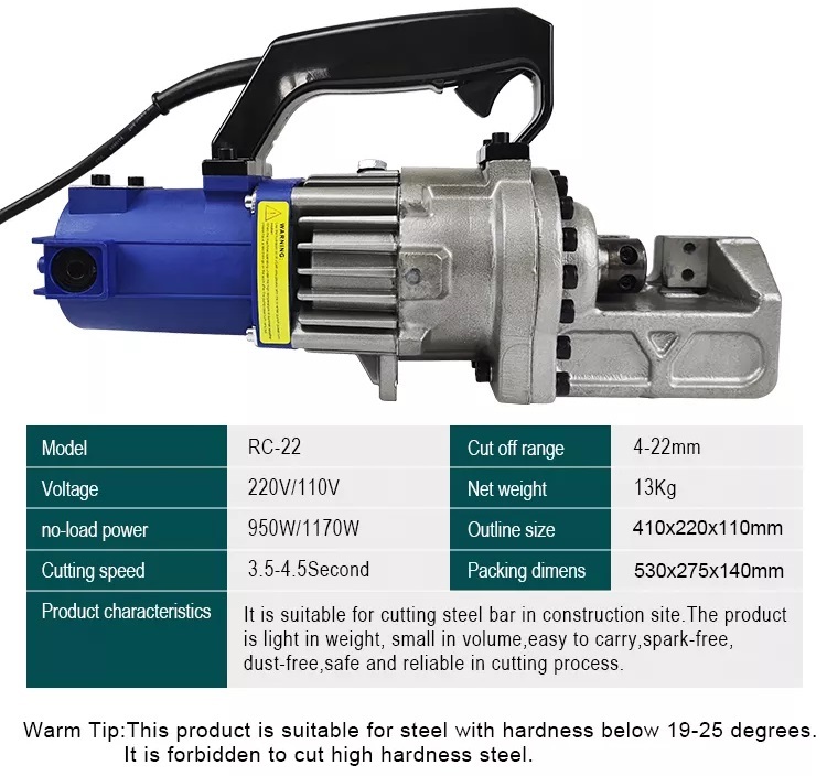 Máy cắt sắt thủy lực cầm tay RC-22