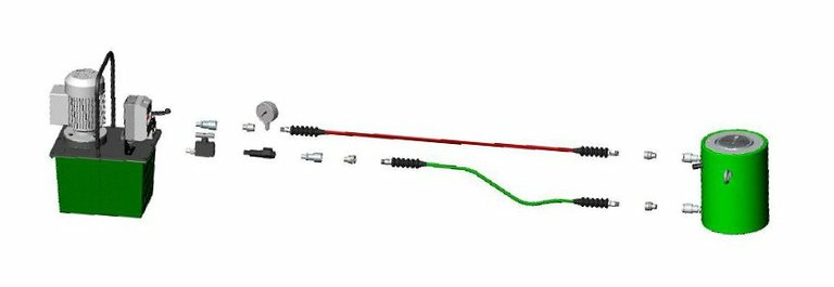 Kích và bơm điện