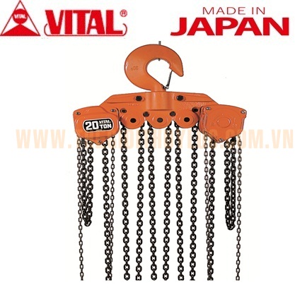 Pa lăng x&iacute;ch k&eacute;o tay 20 tấn