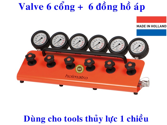 Valve 6 cong + 6 dong ho ap
