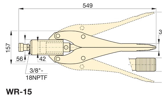 tách mặt bích kiểu mỏ vịt