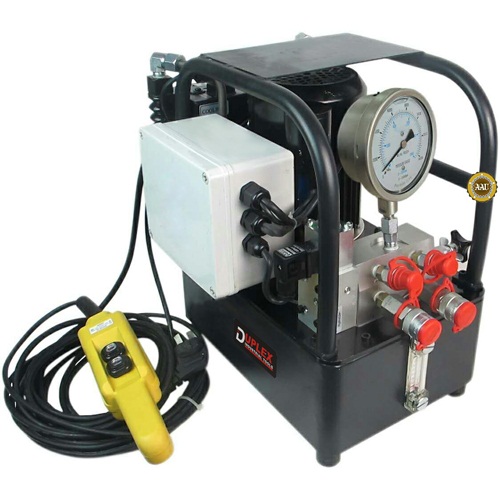 Bơm điện cờ l&ecirc; thủy lực 8 l&iacute;t