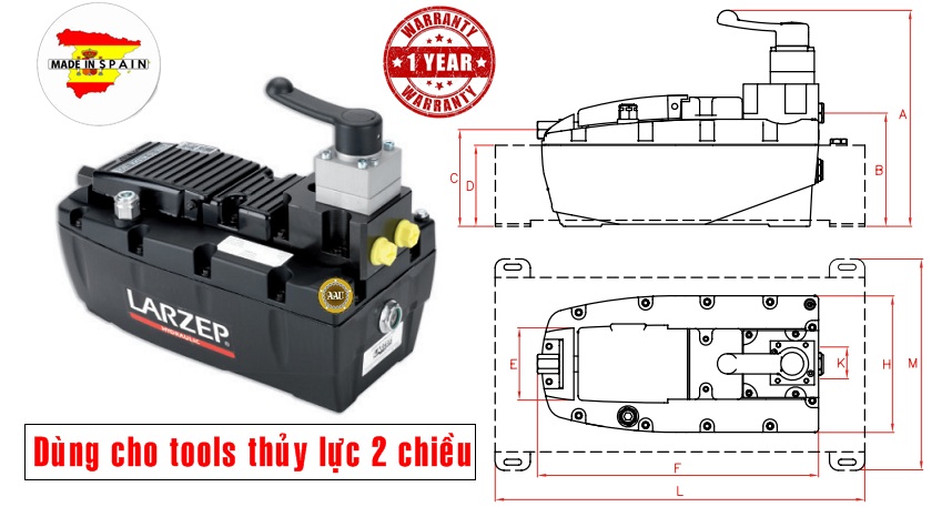 Air hydraulic pumps, z29207, bom khi nen thuy luc, larzep/spain, bom tay thuy luc, bom dien thuy luc, kich thuy luc 1 chieu, kich thuy luc 2 chieu,