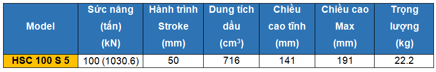 kich thuy luc 1 chieu lun 100 tan 50 mm