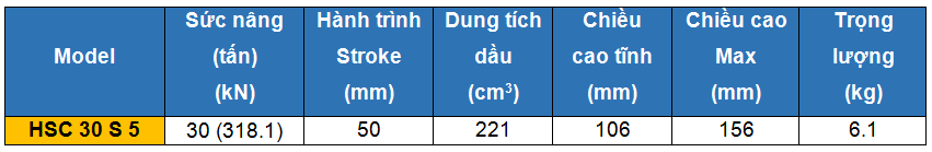 kich thuy luc 1 chieu lun 30 tan 50 mm