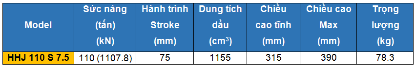 kich thuy luc 1 chieu rong tam 110 tan 75 mm