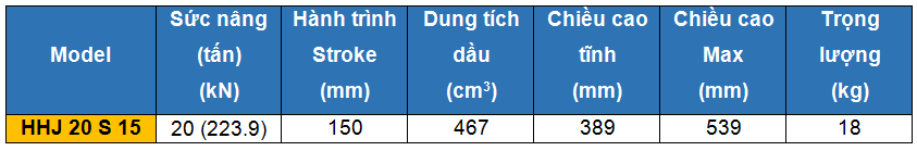 kich thuy luc 1 chieu rong tam 20 tan 150 mm