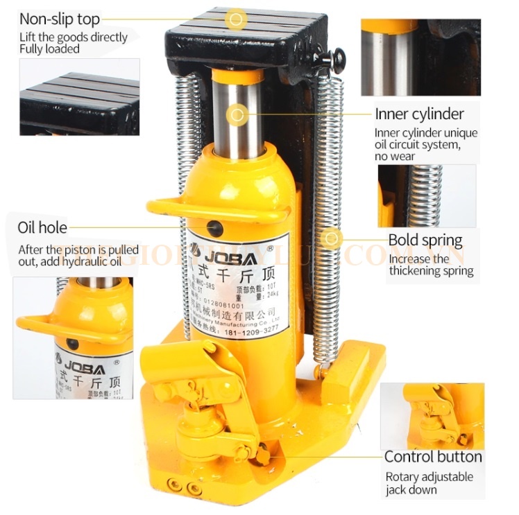 kich chân thủy lực