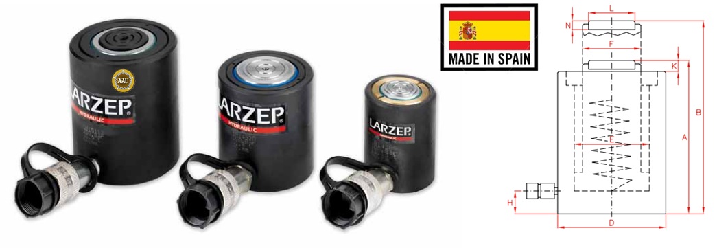 Kich thuy luc lun larzep 10 tan 40 mm