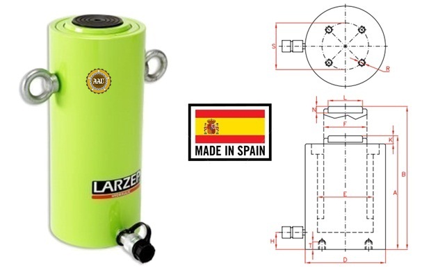kich thuy luc 1 chieu larzep 140 mm 150 mm