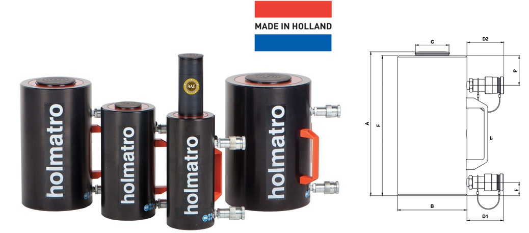 Kich 2 chieu bang nhom 50 tan 50 mm