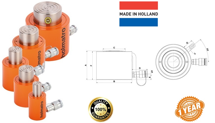 Kich thuy luc 1 chieu 10 tan 50 mm