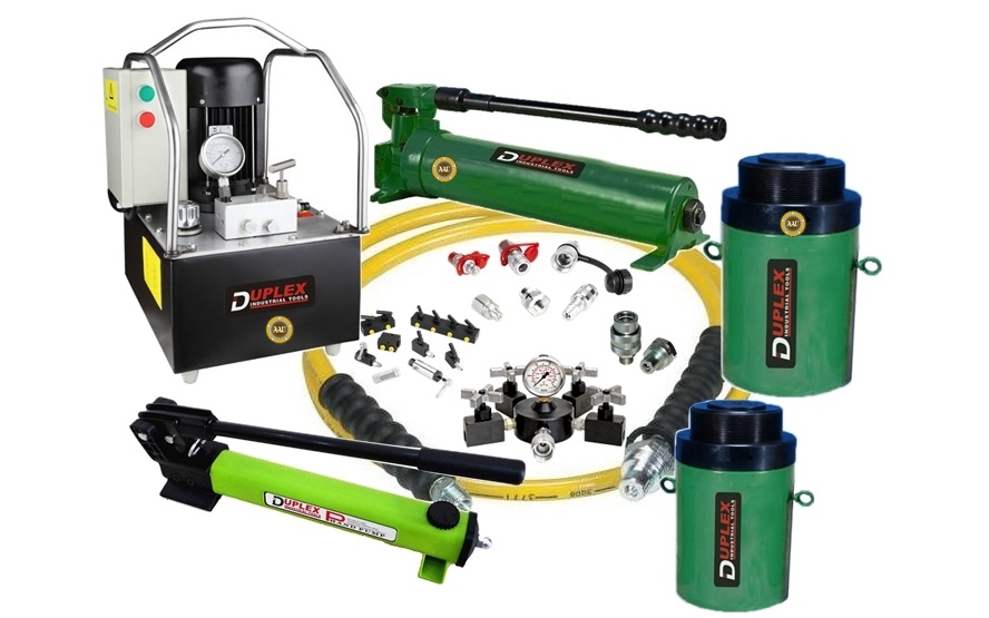 single acting lock nut cylinders, cll-1004, hydraulic cylinder, hydraulic jack, duplex/shanghai, kich thuy luc 1 chieu, bom tay thuy luc, bom dien thuy luc, 