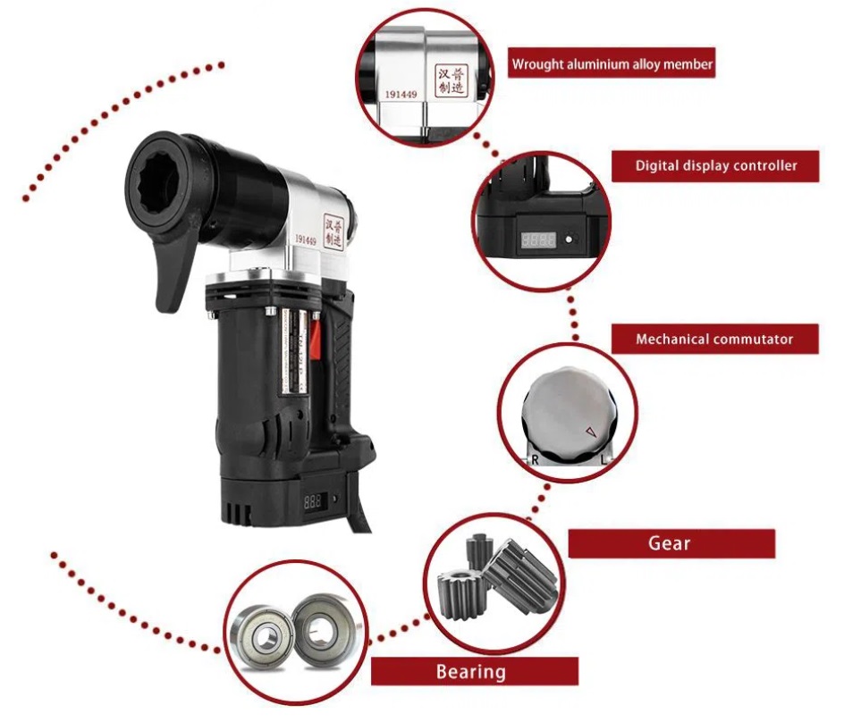 cấu tạo súng siết bu lông hanpu