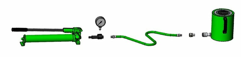 Kích với bơm tay