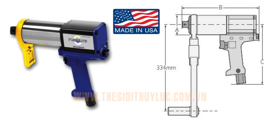 Súng siết bu lông khí nén TL