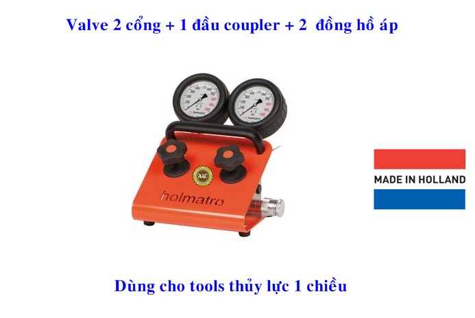 Valve 2 cong 2 dong ho ap